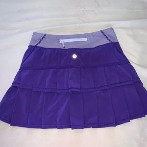 purple lululemon tennis skirt